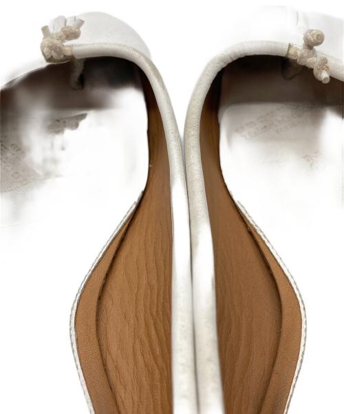 Maison Margiela（メゾンマルジェラ）Maison Margiela (メゾンマルジェラ) 足袋バレエシューズ ホワイト サイズ:35 1/2の古着・服飾アイテム