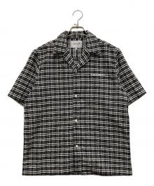 Carhartt WIP（カーハート ワーク イン プログレス）の古着「S/S Kander Shirt」｜ブラック×ホワイト