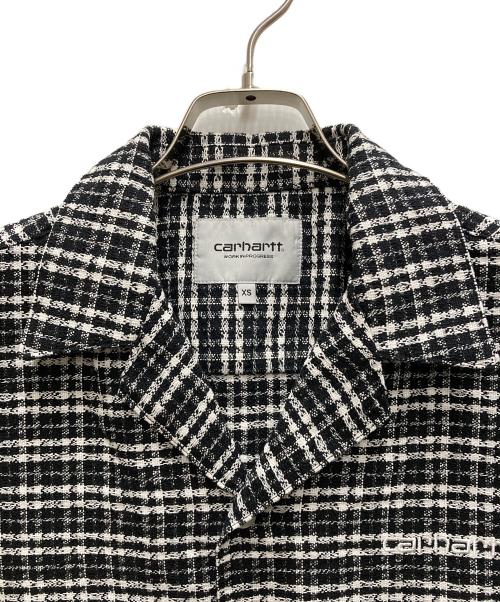 Carhartt WIP（カーハート ワーク イン プログレス）Carhartt WIP (カーハート ワーク イン プログレス) S/S Kander Shirt ブラック×ホワイト サイズ:XSの古着・服飾アイテム