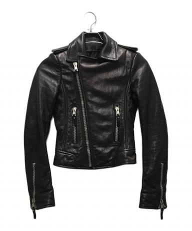 中古・古着通販】BALENCIAGA (バレンシアガ) レザーダブルライダース