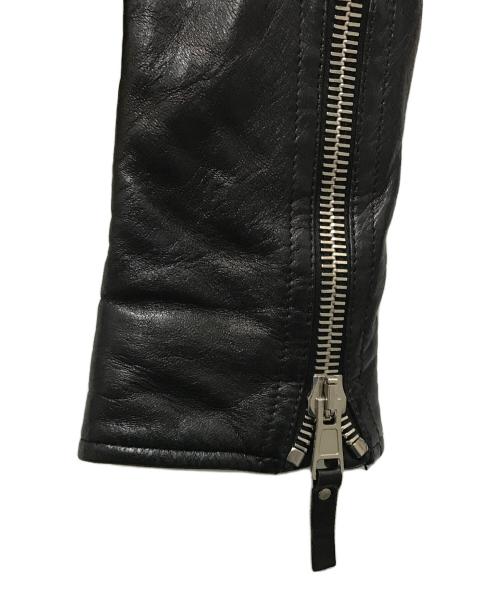 BALENCIAGA（バレンシアガ）BALENCIAGA (バレンシアガ) レザーダブルライダースジャケット ブラック サイズ:34の古着・服飾アイテム