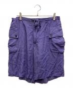 ULTERIORアルテリア）の古着「RAYON RIPSTOP MIL-SHORTS」｜パープル