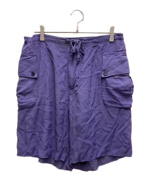 ULTERIOR（アルテリア）ULTERIOR (アルテリア) RAYON RIPSTOP MIL-SHORTS パープル サイズ:４の古着・服飾アイテム