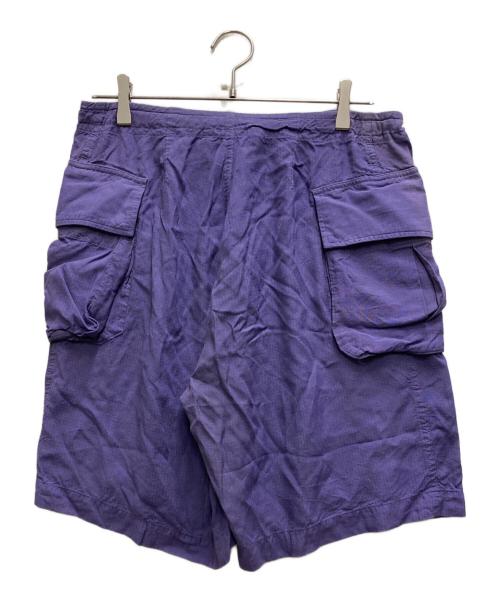 ULTERIOR（アルテリア）ULTERIOR (アルテリア) RAYON RIPSTOP MIL-SHORTS パープル サイズ:４の古着・服飾アイテム