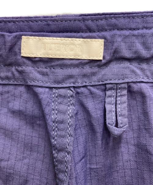 ULTERIOR（アルテリア）ULTERIOR (アルテリア) RAYON RIPSTOP MIL-SHORTS パープル サイズ:４の古着・服飾アイテム