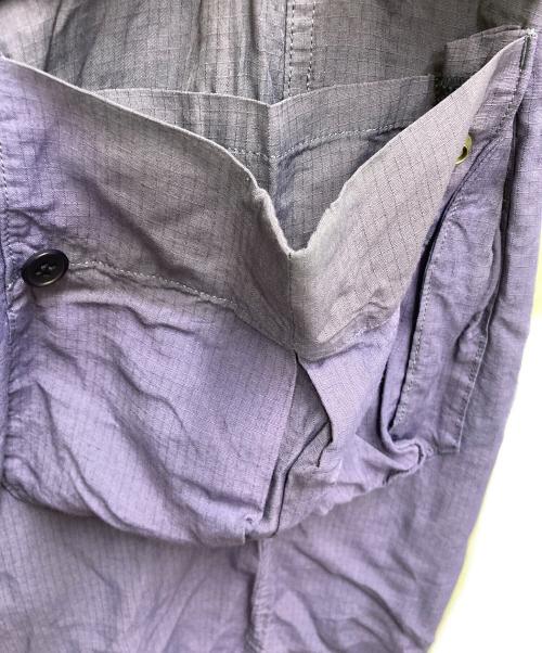 ULTERIOR（アルテリア）ULTERIOR (アルテリア) RAYON RIPSTOP MIL-SHORTS パープル サイズ:４の古着・服飾アイテム