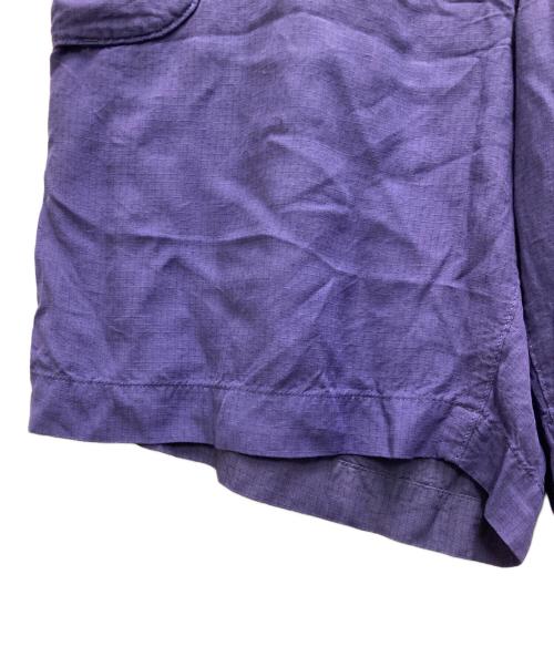 ULTERIOR（アルテリア）ULTERIOR (アルテリア) RAYON RIPSTOP MIL-SHORTS パープル サイズ:４の古着・服飾アイテム