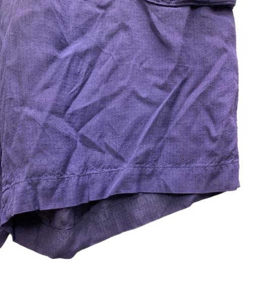 ULTERIOR（アルテリア）ULTERIOR (アルテリア) RAYON RIPSTOP MIL-SHORTS パープル サイズ:４の古着・服飾アイテム