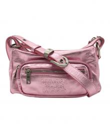 MARGE SHERWOOD（マージシャーウッド）の古着「OUTPOCKET HOBO MINI」｜ピンク