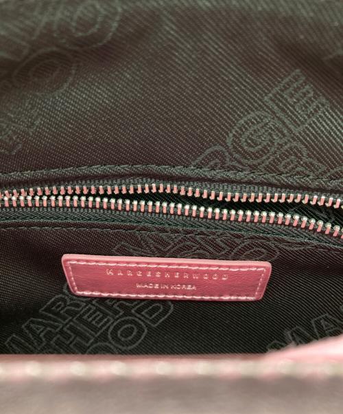 MARGE SHERWOOD（マージシャーウッド）MARGE SHERWOOD (マージシャーウッド) OUTPOCKET HOBO MINI ピンクの古着・服飾アイテム