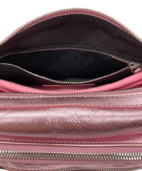 MARGE SHERWOOD（マージシャーウッド）MARGE SHERWOOD (マージシャーウッド) OUTPOCKET HOBO MINI ピンクの古着・服飾アイテム