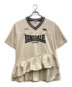 jouetie×LONSDALEジュエティ×ロンズデール）の古着「ユニフォームワンピース」｜ベージュ
