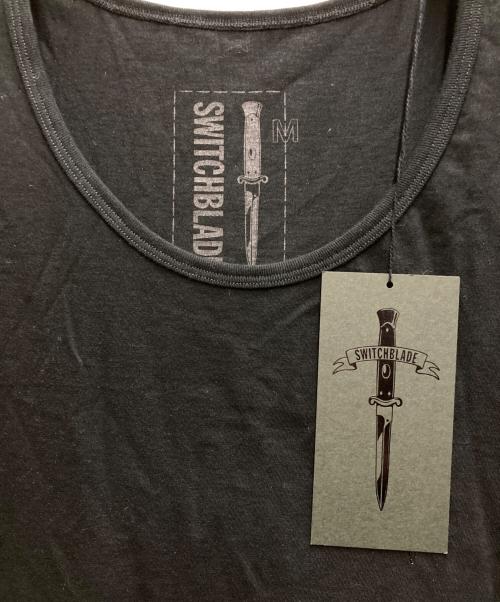 SWITCHBLADE（スイッチブレード）SWITCHBLADE (スイッチブレード) SB METALLIC LOGO T/TOP ブラック サイズ:Mの古着・服飾アイテム