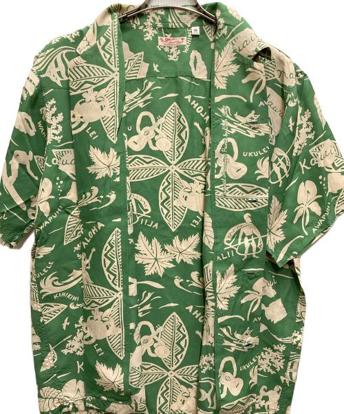 Sun Surf（サンサーフ）Sun Surf (サンサーフ) アロハシャツ グリーン サイズ:Mの古着・服飾アイテム
