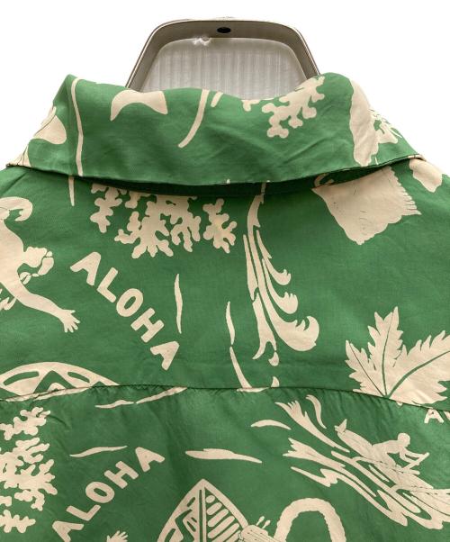 Sun Surf（サンサーフ）Sun Surf (サンサーフ) アロハシャツ グリーン サイズ:Mの古着・服飾アイテム
