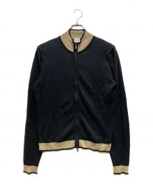ARMANI COLLEZIONI（アルマーニ コレツィオーニ）の古着「ドライバーズニット」｜ブラック