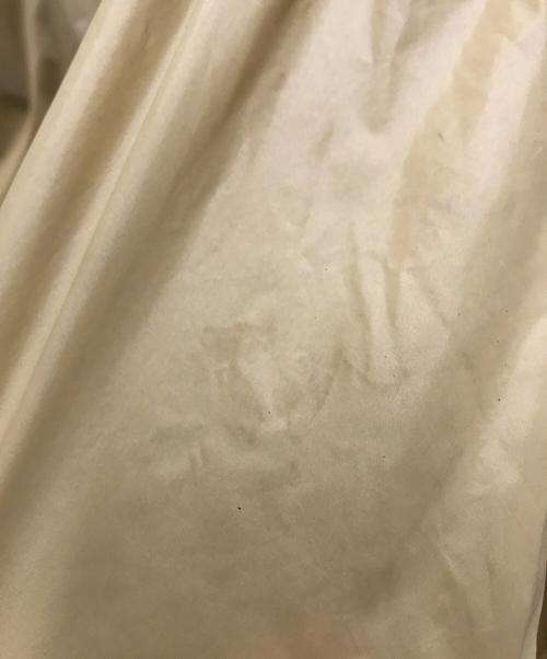 SEIVSON（セイヴソン）SEIVSON (セイヴソン) ドッキングワンピース バーガンディー×ベージュ サイズ:FREEの古着・服飾アイテム