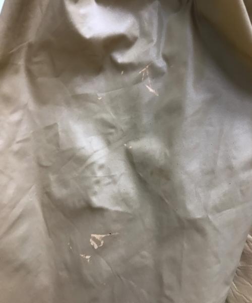 SEIVSON（セイヴソン）SEIVSON (セイヴソン) ドッキングワンピース バーガンディー×ベージュ サイズ:FREEの古着・服飾アイテム