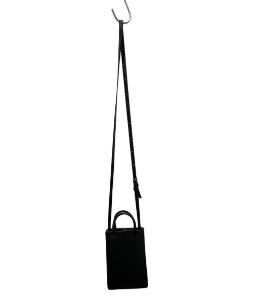 BALENCIAGA（バレンシアガ）BALENCIAGA (バレンシアガ) ショッピングフォンホルダーショルダーバッグ ブラックの古着・服飾アイテム