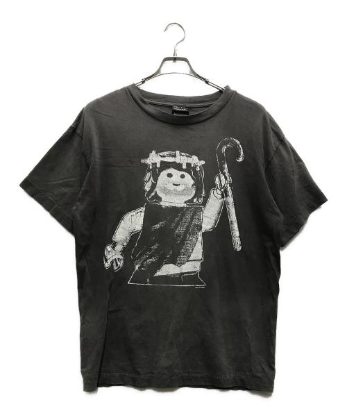 SAINT MICHAEL（セントマイケル）SAINT MICHAEL (セントマイケル) 21SS T-SHIRT BLOCK グレー サイズ:Lの古着・服飾アイテム
