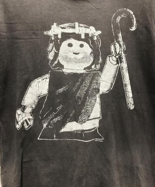 SAINT MICHAEL（セントマイケル）SAINT MICHAEL (セントマイケル) 21SS T-SHIRT BLOCK グレー サイズ:Lの古着・服飾アイテム