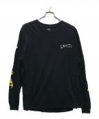 WACKO MARIA×ALSTONワコマリア×）の古着「19AW FUNKY NASSAU プリントカットソー」｜ブラック