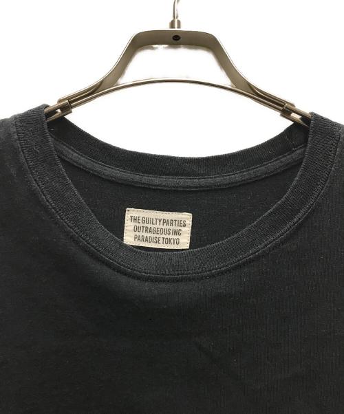 WACKO MARIA（ワコマリア）WACKO MARIA (ワコマリア) ALSTON 19AW FUNKY NASSAU プリントカットソー ブラック サイズ:Lの古着・服飾アイテム