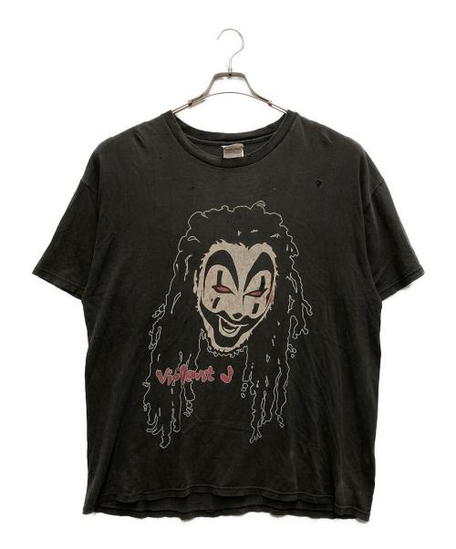 Violent J（ヴァイオレント・J）Violent J (ヴァイオレント・J) 90s Insane Clown Posse プリントTシャツ グレー サイズ:XLの古着・服飾アイテム