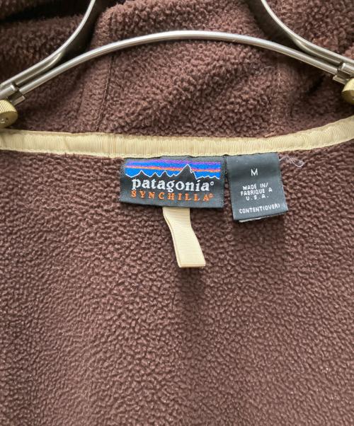 Patagonia（パタゴニア）Patagonia (パタゴニア) 00's SYNCHILLA ウィンドゾーンジャケット ブラウン サイズ:Mの古着・服飾アイテム