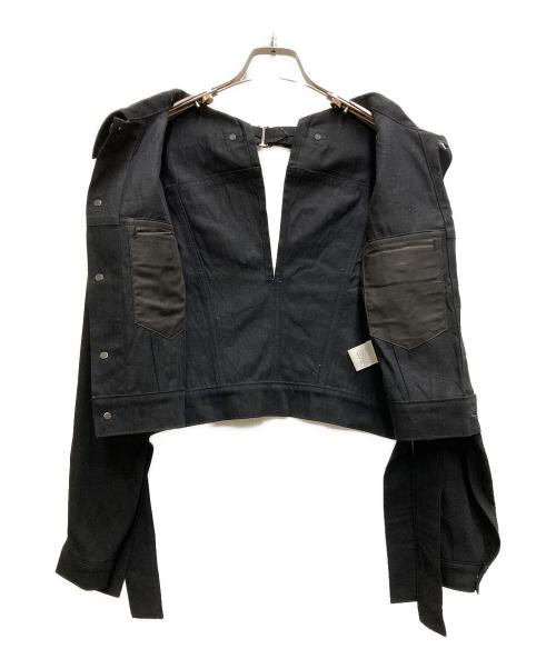 YOHJI YAMAMOTO（ヨウジヤマモト）YOHJI YAMAMOTO (ヨウジヤマモト) マジックウォッシュデニムジャケット ブラック サイズ:１の古着・服飾アイテム