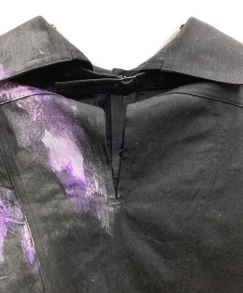 YOHJI YAMAMOTO（ヨウジヤマモト）YOHJI YAMAMOTO (ヨウジヤマモト) マジックウォッシュデニムジャケット ブラック サイズ:１の古着・服飾アイテム
