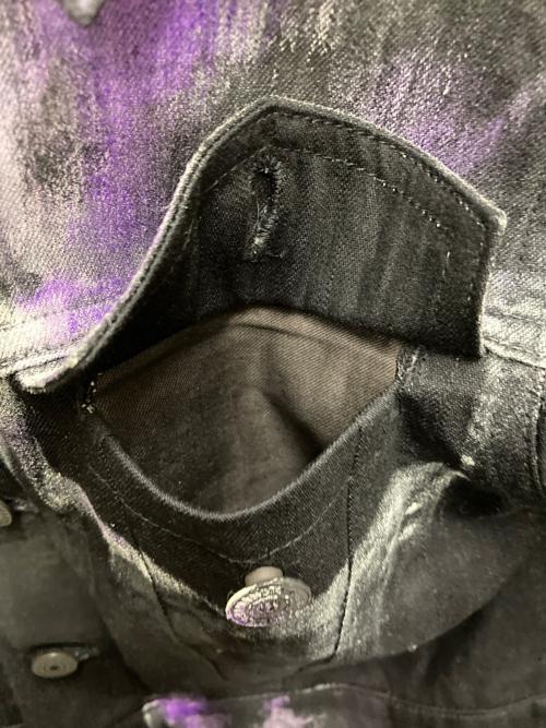 YOHJI YAMAMOTO（ヨウジヤマモト）YOHJI YAMAMOTO (ヨウジヤマモト) マジックウォッシュデニムジャケット ブラック サイズ:１の古着・服飾アイテム