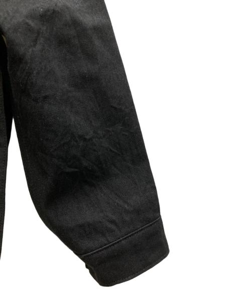 YOHJI YAMAMOTO（ヨウジヤマモト）YOHJI YAMAMOTO (ヨウジヤマモト) マジックウォッシュデニムジャケット ブラック サイズ:１の古着・服飾アイテム