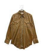Wranglerラングラー）の古着「70's ストライプシャツ」｜オレンジ×ネイビー