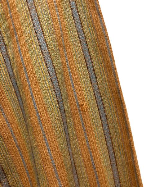 Wrangler（ラングラー）Wrangler (ラングラー) 70's ストライプシャツ オレンジ×ネイビー サイズ:16-34の古着・服飾アイテム