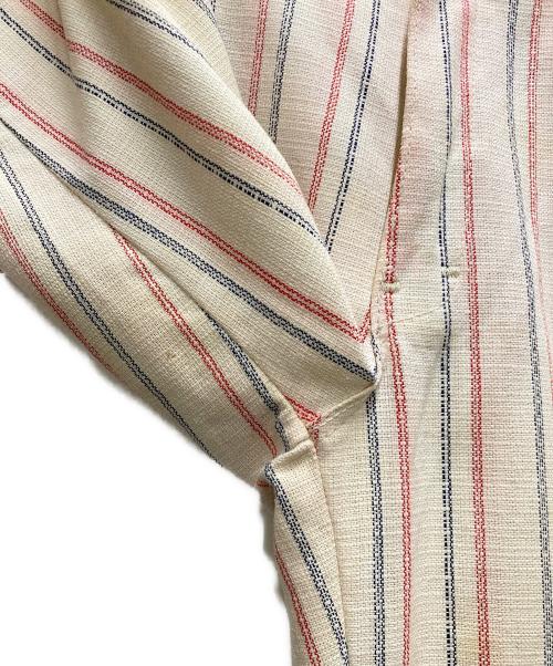 VINTAGE（ヴィンテージ）VINTAGE (ヴィンテージ) 推定 70's ストライプパンツ ホワイト×レッド サイズ:33の古着・服飾アイテム