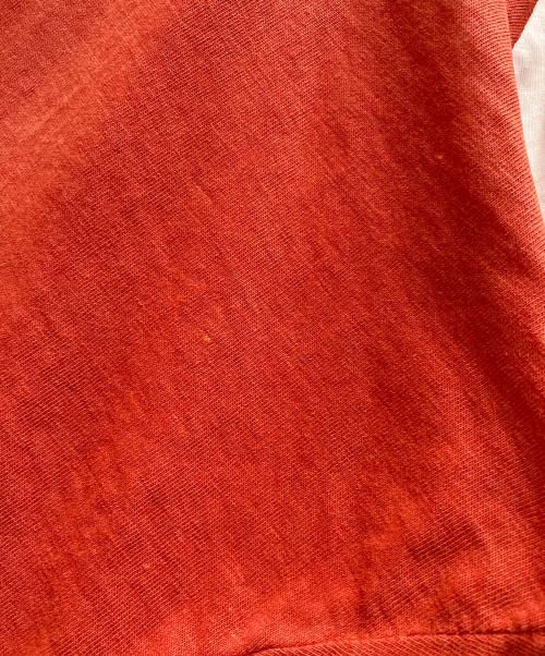 DISNEY（ディズニー）DISNEY (ディズニー) 80's ラグランプリントTシャツ ホワイト×レッド サイズ:Lの古着・服飾アイテム