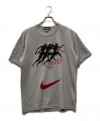 NIKE×BLACK COMME des GARCONSナイキ×ブラックコムデギャルソン）の古着「THE MARATHON Tシャツ」｜グレー