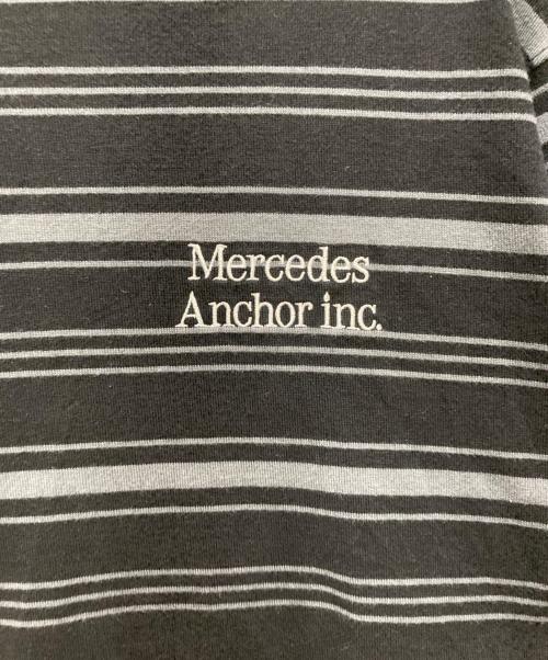 mercedes anchor inc.（メルセデス アンカー インク）mercedes anchor inc. (メルセデス アンカー インク) MULTI STRIPED L/S TEE S ブラック サイズ:Lの古着・服飾アイテム