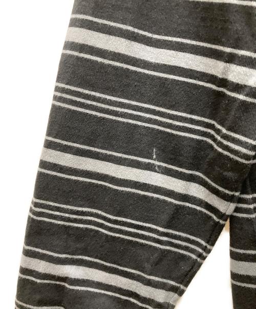 mercedes anchor inc.（メルセデス アンカー インク）mercedes anchor inc. (メルセデス アンカー インク) MULTI STRIPED L/S TEE S ブラック サイズ:Lの古着・服飾アイテム