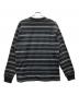 mercedes anchor inc. (メルセデス アンカー インク) MULTI STRIPED L/S TEE S ブラック サイズ:L：9000円