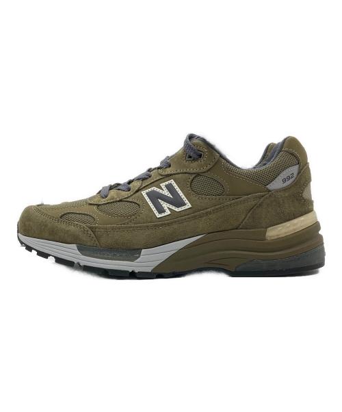 NEW BALANCE（ニューバランス）NEW BALANCE (ニューバランス) ローカットスニーカー カーキ サイズ:US 9の古着・服飾アイテム