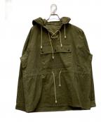 MILITARYミリタリー）の古着「山岳部隊 レースアップアノラックパーカー」｜カーキ