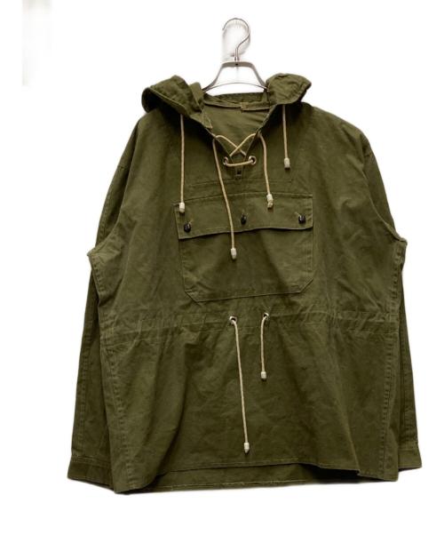 MILITARY（ミリタリー）MILITARY (ミリタリー) 山岳部隊 レースアップアノラックパーカー カーキ サイズ:不明の古着・服飾アイテム