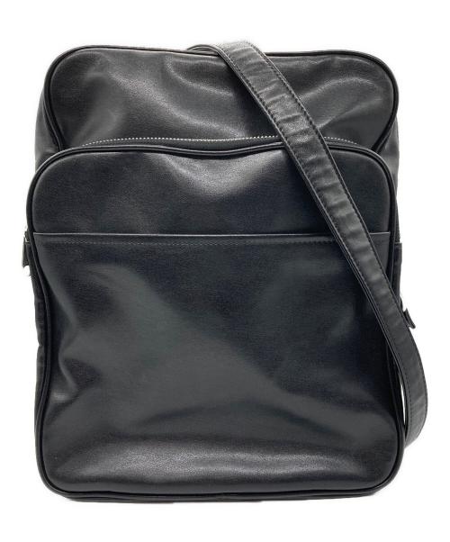 COMME des GARCONS（コムデギャルソン）COMME des GARCONS (コムデギャルソン) エアラインフェイクレザーショルダーンバッグ ブラックの古着・服飾アイテム