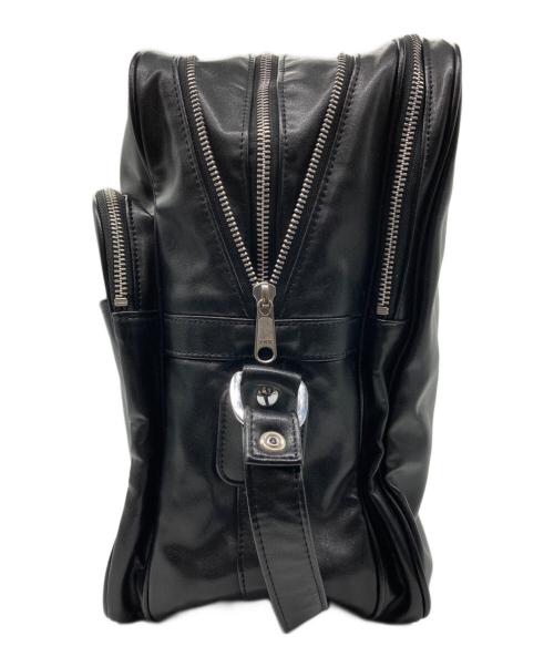 COMME des GARCONS（コムデギャルソン）COMME des GARCONS (コムデギャルソン) エアラインフェイクレザーショルダーンバッグ ブラックの古着・服飾アイテム