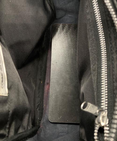 COMME des GARCONS（コムデギャルソン）COMME des GARCONS (コムデギャルソン) エアラインフェイクレザーショルダーンバッグ ブラックの古着・服飾アイテム