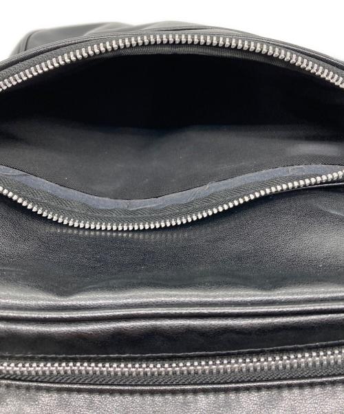 COMME des GARCONS（コムデギャルソン）COMME des GARCONS (コムデギャルソン) エアラインフェイクレザーショルダーンバッグ ブラックの古着・服飾アイテム