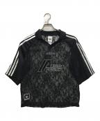 adidasアディダス）の古着「レース ジャージ」｜ブラック