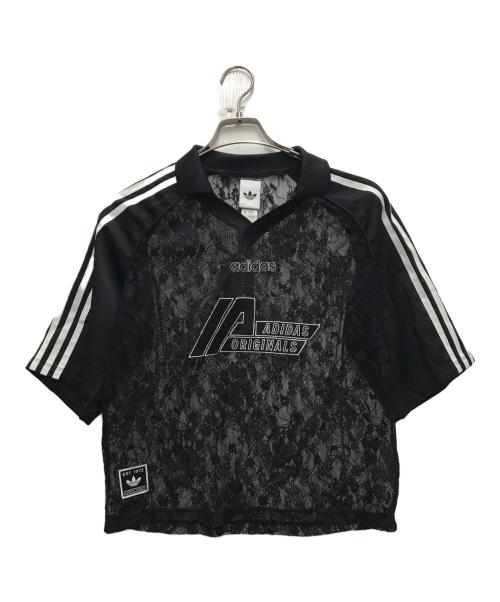 adidas（アディダス）adidas (アディダス) レース ジャージ ブラック サイズ:Sの古着・服飾アイテム